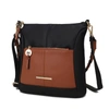 Mkf Collection By Mia K Nala Vegan Color-block Leather Women's Shoulder Bag In Brown