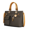 Mkf Collection By Mia K Julia Multi-pocket Satchel Handbag In Green