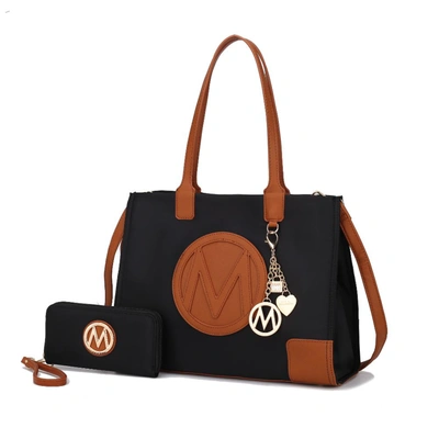 Mkf Collection By Mia K Louise Tote And Wallet Set In Brown