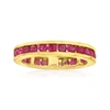Ross-simons Ruby Eternity Band In 14kt Yellow Gold In Multi