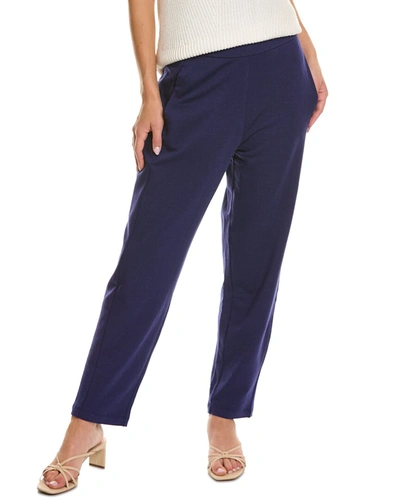 Eileen Fisher Slouch Ankle Pant In Blue