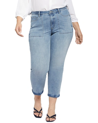 Nydj Piper Relaxed Straight Jean In Grey