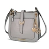 Mkf Collection By Mia K Kiltienne Crossbody Handbag In Grey