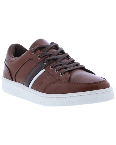 English Laundry Nikhil Leather Sneaker In Brown