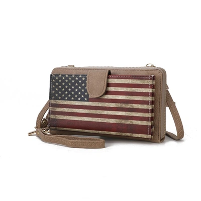 Mkf Collection By Mia K Kiara Smartphone And Wallet Convertible Flag Crossbody Bag In Multi