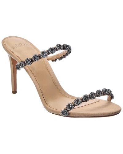 Alexandre Birman Cara Suede Sandal In Brown