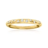 Rs Pure Ross-simons Diamond Spotted Ring In 14kt Yellow Gold