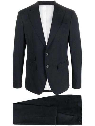Dsquared2 Single-breasted Wool Suit In Multi-colored