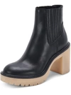 DOLCE VITA CASTER H2O WOMENS LUGGED SOLE CHELSEA BOOTS