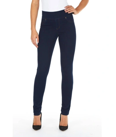 FDJ PULL-ON SLIM JEGGINGS IN INDIGO