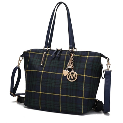 Mkf Collection By Mia K Layla Tote And Backpack For Women Multicomparment In Black