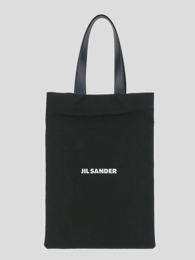 Jil Sander Tote Bag In Black