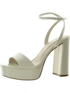 Steve Madden Lessa Womens Open Toe Heel Sandals In Green