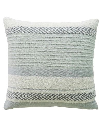 Vibhsa Linden Street Handloom Woven Striped Decorative Pillow, 20" X 20" In Multi