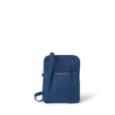 Baggallini Women's Rfid Bryant Mini Pouch Crossbody Bag In Blue
