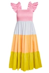 CROSBY BY MOLLIE BURCH THE BRAY DRESS IN COLORBLOCK