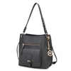 Mkf Collection By Mia K Yves Vegan Leather Women's Hobo Bag In Grey