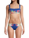 Johnny Was Fae Bandeau Top In Multi In Blue