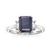 Ross-simons Sapphire Ring With . White Topaz In Sterling Silver In Purple