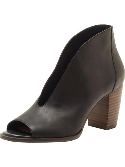 Lucky Brand Joal Womens Ankle Block Heels In Black