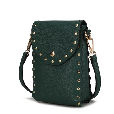 Mkf Collection By Mia K Filomena Vegan Leather Women's Crossbody In Green