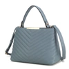 Mkf Collection By Mia K Dakota Satchel Handbag For Women's In Blue