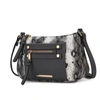 MKF COLLECTION BY MIA K ESSIE SNAKE EMBOSSED VEGAN LEATHER CROSSBODY