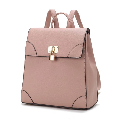 Mkf Collection By Mia K Sansa Vegan Leather Women's Backpack In Pink