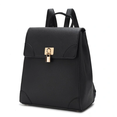 Mkf Collection By Mia K Sansa Vegan Leather Women's Backpack In Black