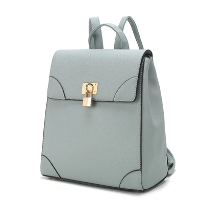 Mkf Collection By Mia K Sansa Vegan Leather Women's Backpack In Blue