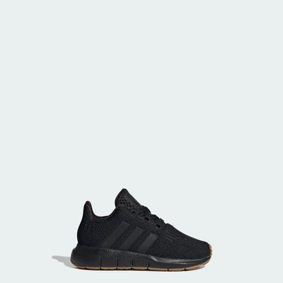 Adidas Originals Babies' Adidas Kids' Toddler Swift Run 1.0 Casual Shoes In Black/black/black