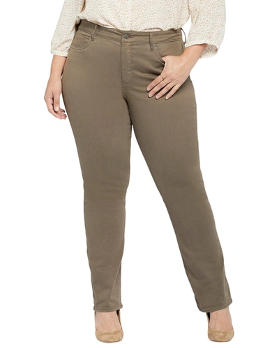 Nydj Marilyn Straight Jean In Brown