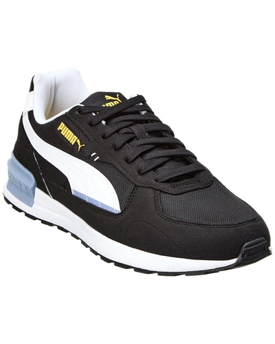 Puma Graviton Running Shoe In Black-white-filtered Ash