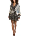 Ulla Johnson Sara Mini Dress In Blue
