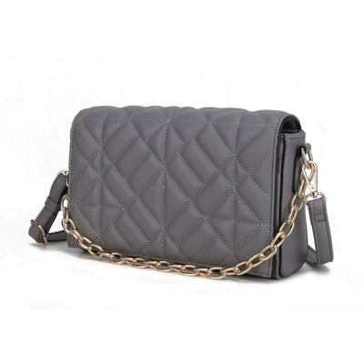 Mkf Collection By Mia K Ursula Crossbody Handbag For Women's In Grey