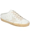 Golden Goose Superstar Sabot Slip-on Leather Sneakers In White