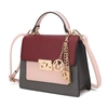 Mkf Collection By Mia K Quinzel Color-block Shoulder Handbag In Red
