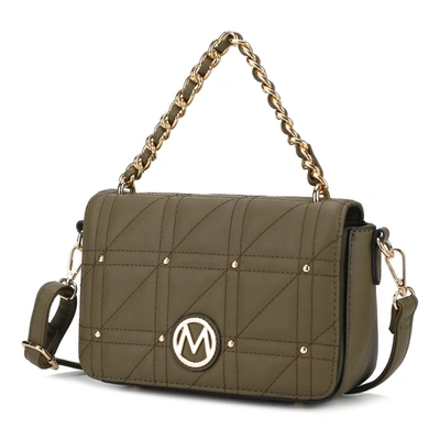 Mkf Collection By Mia K Arabella Vegan Leather Women's Shoulder Handbag In Green