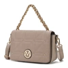 Mkf Collection By Mia K Arabella Vegan Leather Women's Shoulder Handbag In Beige