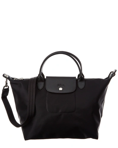 Longchamp Medium Le Pliage Tote Bag In Black