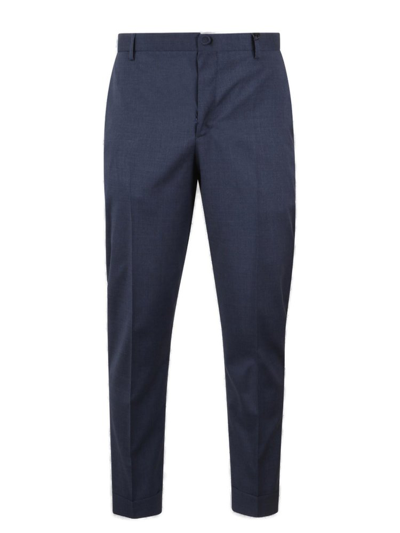 Dior Tapered Leg Chino Pants In Blue
