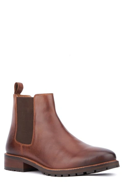 Reserve Footwear Theo Leather Chelsea Boot In Brown