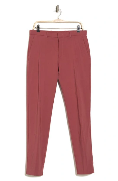 Tommy Hilfiger Classic Flat Front Pants In Red