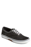 Sperry Halyard Canvas Sneaker In Black