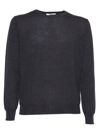 KANGRA CASHMERE PLAIN KNIT SWEATER