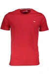 HARMONT & BLAINE HARMONT & BLAINE RED COTTON MEN'S T-SHIRT