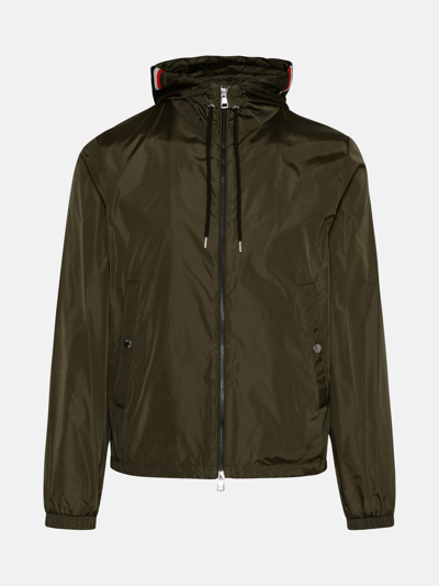 Moncler Kids' Green Nylon Grimpeurs Jacket