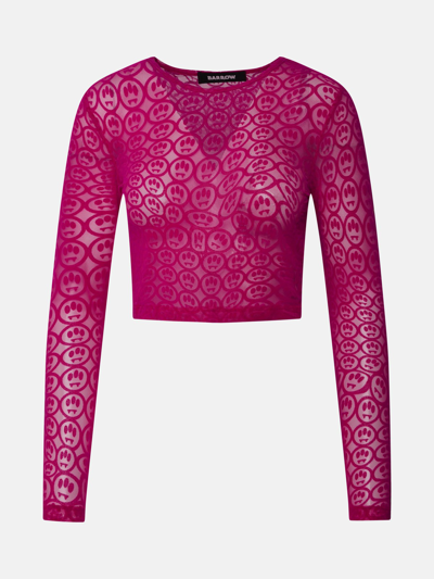 Barrow Fuchsia Polyester Top In Violet
