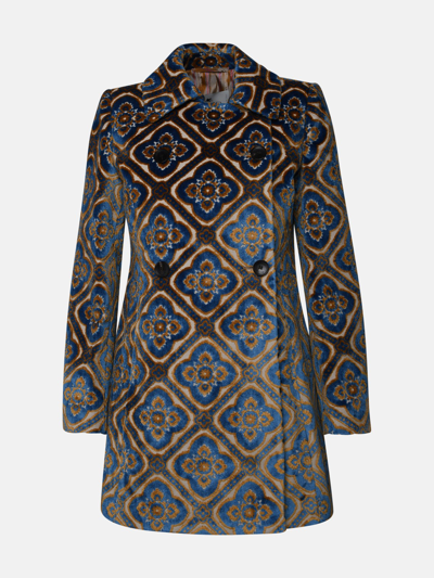 Etro Cappotto Fantasia In Multi