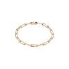 Gucci Link To Love 18ct Rose Gold Chain Bracelet Size 18 In Rose Gold-tone